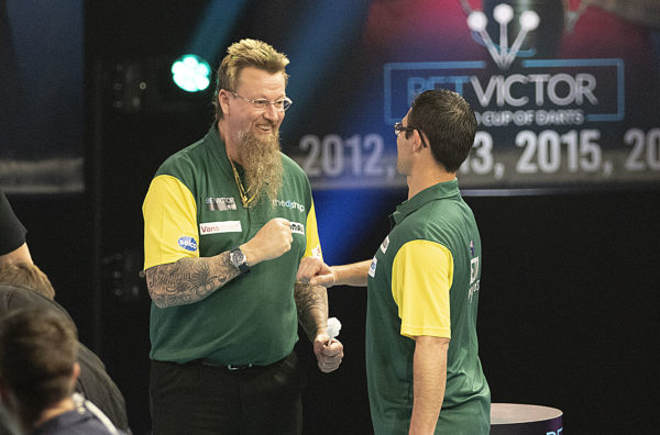 Favourites dominate on day two at World Cup of Darts