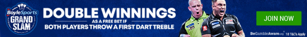 BoyleSports Grand Slam of Darts Day 5 Recommended Bets