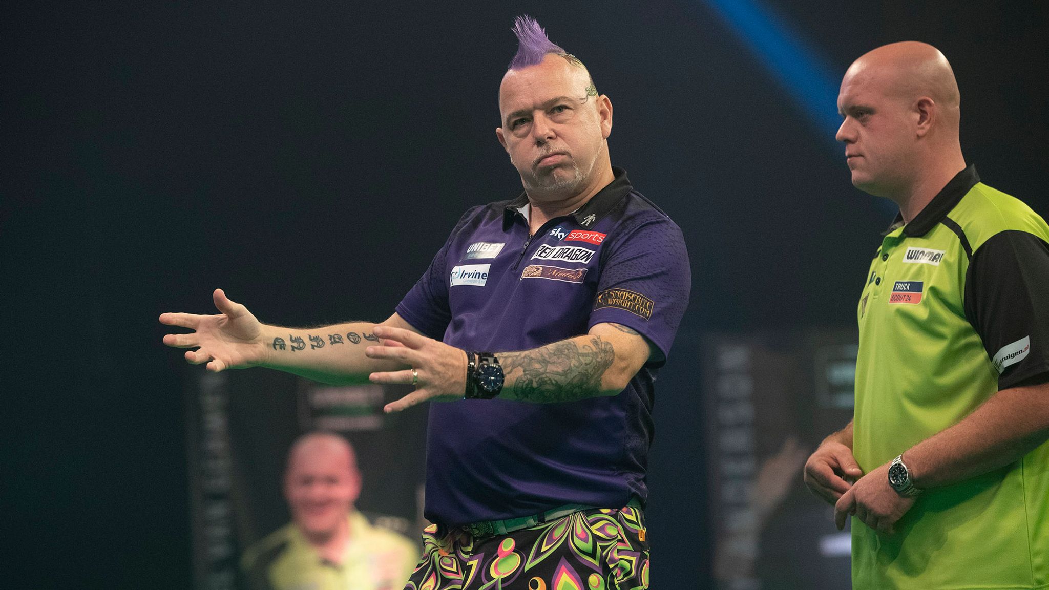 Peter Wright on Michael van Gerwen “He won’t win a TV tournament this year”