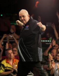 Phil Taylor returns to Lakeside this evening.