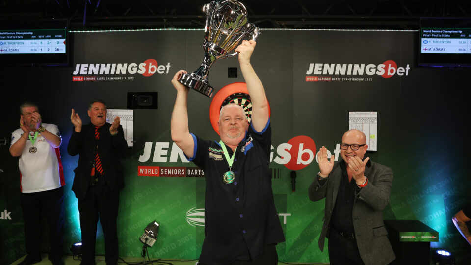 Robert Thornton wins the first World Seniors Darts Championship