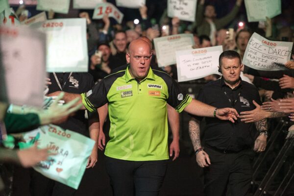 Michael van Gerwen is a race to be fit for the Matchplay and will miss the World Cup of Darts (pdc)