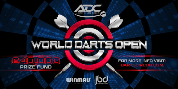 Amateur Darts Circuit announcement of the World Darts Open as their Premier Event. " To have three World Championships didn