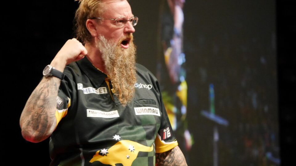 Whitlock dumps out Michael van Gerwen on the opening night of the New South Wales Darts Masters 