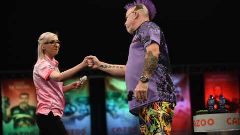 Peter Wright to face Fallon Sherrock in the opening round of the PDC World Series of Darts Finals