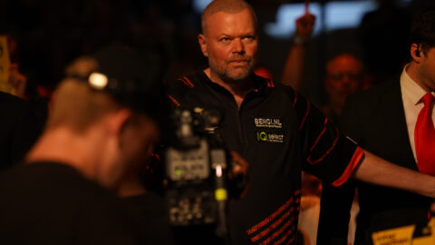 Van Barneveld is the standout on day one of the European Darts Grand Prix