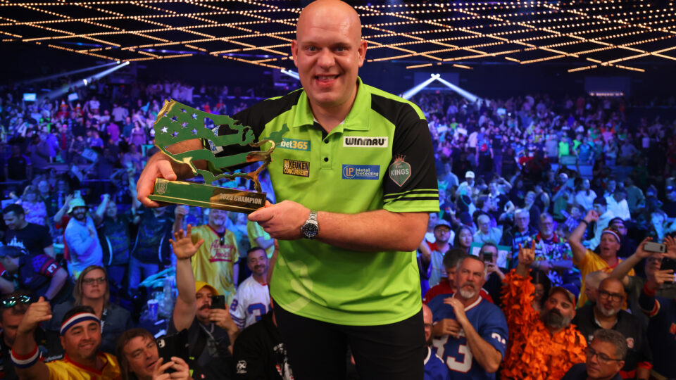 Van Gerwen wins back-to-back TV titles as Mighty Mike is king in New York