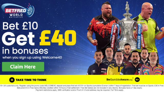 Betfred Matchplay Ad