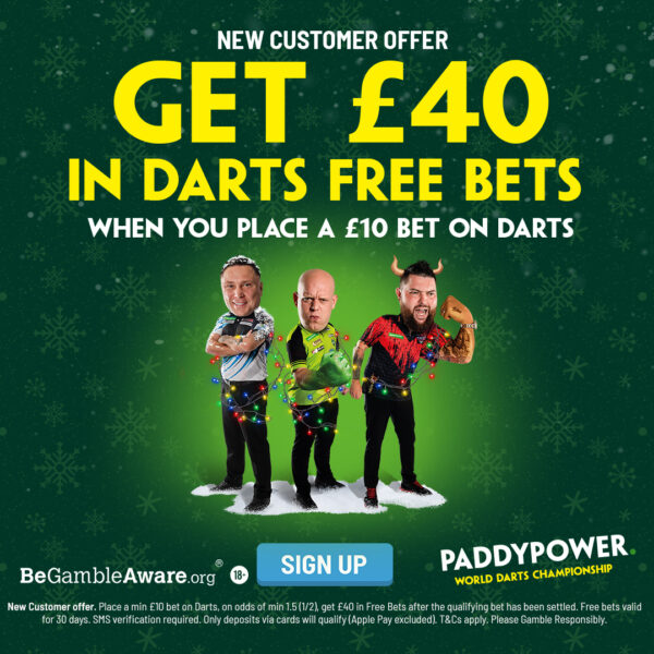 Paddy Power PDC World Championships Day 11 Recommended Bets 