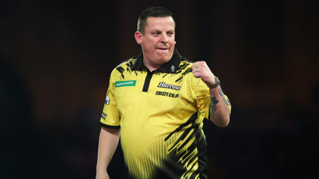 Glory for Chisnall at Players Championships 6 but Anderson forced out injured 