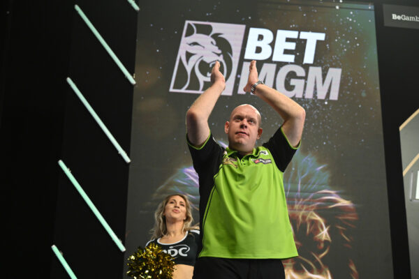 Van Gerwen and Aspinall go head to head in Aberdeen with the O2 calling for one of them 