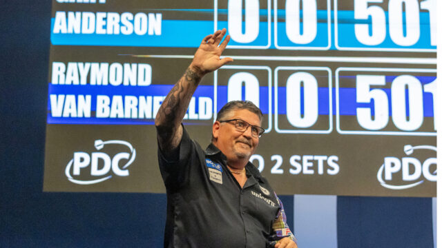 Anderson Plays Down Handshake Snub After Tense Win Over Van Barneveld “I don’t get upset”