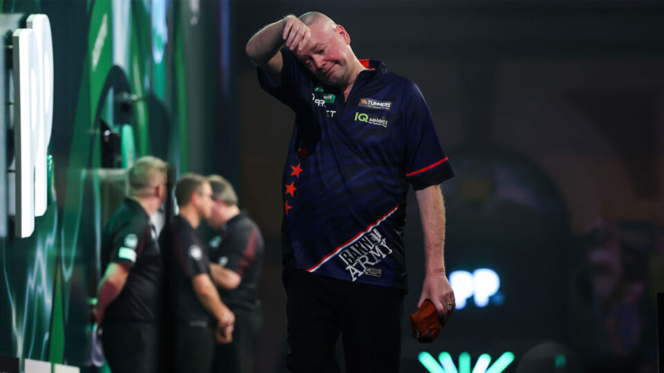 Raymond van Barneveld to think over his future after crashing out of the World Championships “I wonder what to do because suffering every week from all the defeats is not what I want.”