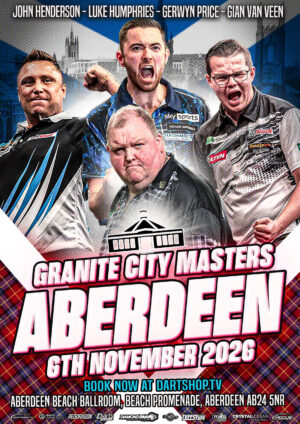 A Night at the Darts Aberdeen - 6th November 2026