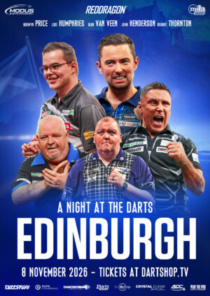 A Night at the Darts Edinburgh - 8th November 2026