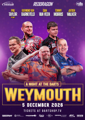 A Night at the Darts Weymouth - 5th December 2026