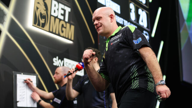 Van Gerwen makes statement with night one Premier League Darts win