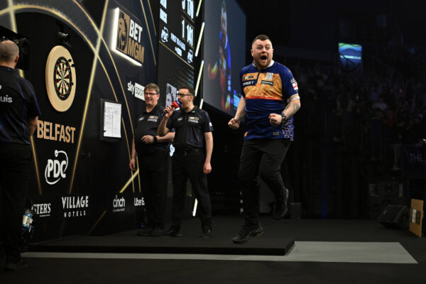 Josh Rock on how he felt when he nailed a 9-darter in front of his home fans