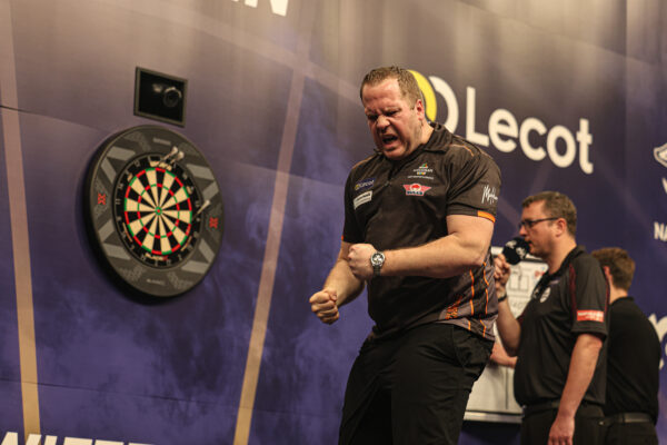Kim Huybrechts and Andy Baetens home hope rekindled on day one of the Belgian Darts Open Kim Huybrechts and Andy Baetens home hope rekindled on day one of the Belgian Darts Open