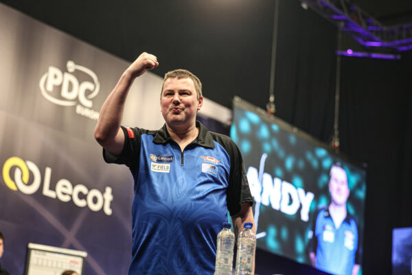 Kim Huybrechts and Andy Baetens home hope rekindled on day one of the Belgian Darts Open Kim Huybrechts and Andy Baetens home hope rekindled on day one of the Belgian Darts Open