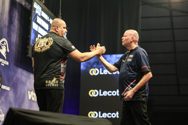 Kim Huybrechts and Andy Baetens home hope rekindled on day one of the Belgian Darts Open Kim Huybrechts and Andy Baetens home hope rekindled on day one of the Belgian Darts Open