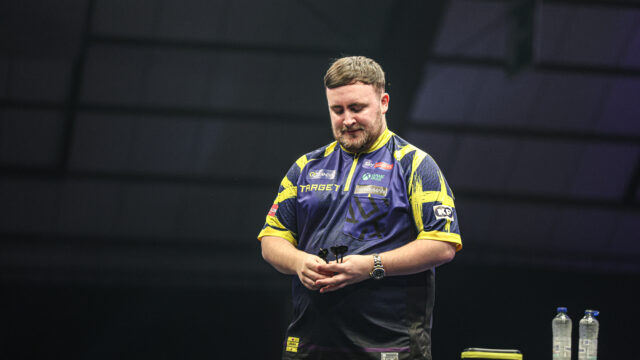 Luke Littler and Michael Van Gerwen star as seeds tumble at the Belgian Darts Open