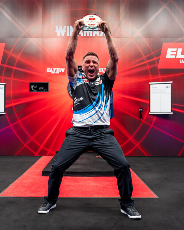 Glory for Gerwyn Price at the European Darts Grand Prix claiming his tenth European Tour Title Glory for Gerwyn Price at the European Darts Grand Prix claiming his tenth European Tour Title