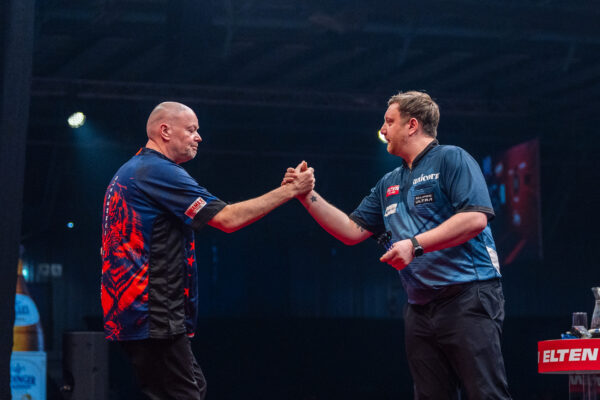 Cameron Menzies stars on the opening day of the European Darts Grand Prix Cameron Menzies stars on the opening day of the European Darts Grand Prix