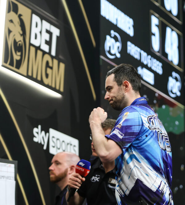 Luke Humphries reclaims world number two spot with Players Championship 28 triumph