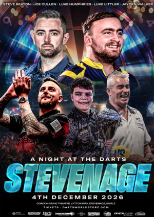A Night at the Darts Stevenage -  4th December 2026