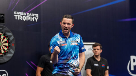 Luke Humphries and Jonny Clayton Star On Day Two At The Swiss Darts Trophy 