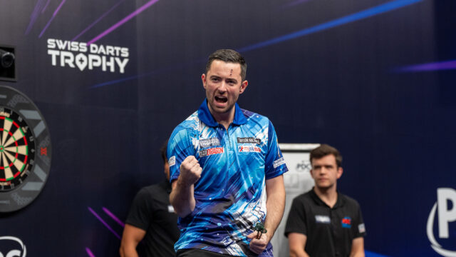 Luke Humphries and Jonny Clayton Star On Day Two At The Swiss Darts Trophy 