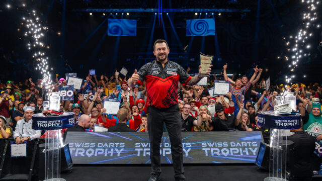 Jonny Clayton Beats Luke Humphries to Claim Swiss Darts Trophy and Seal Grand Slam Spot